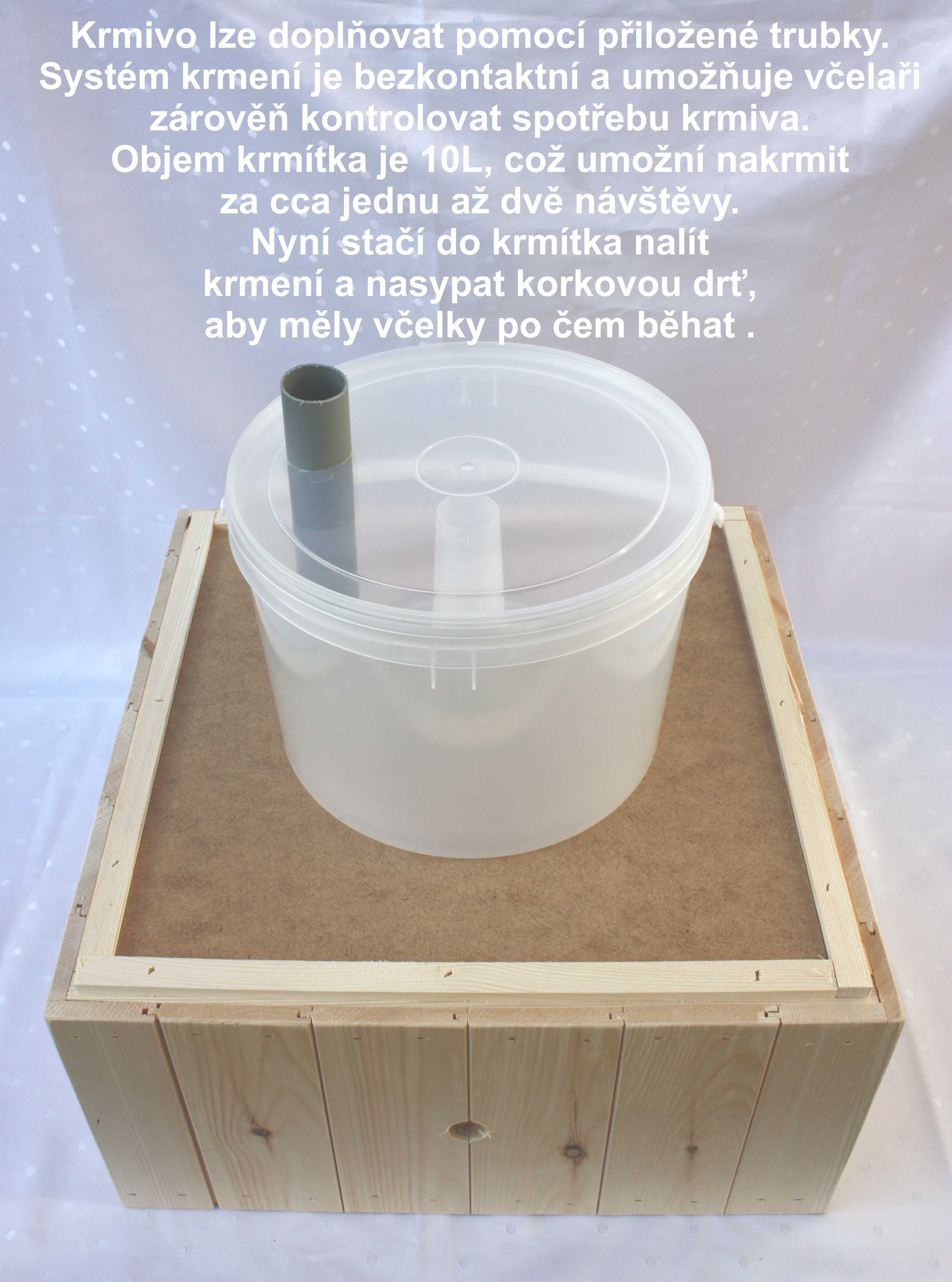 Jakubovské Krmítko Langstroth 10l - obdélník