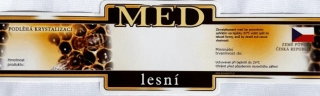 Etiketa na med samolepící - LESNÍ 185